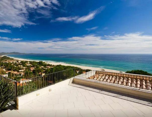 Magnificent Villa: Super Panoramic Costa Rei Exteriér fotografie